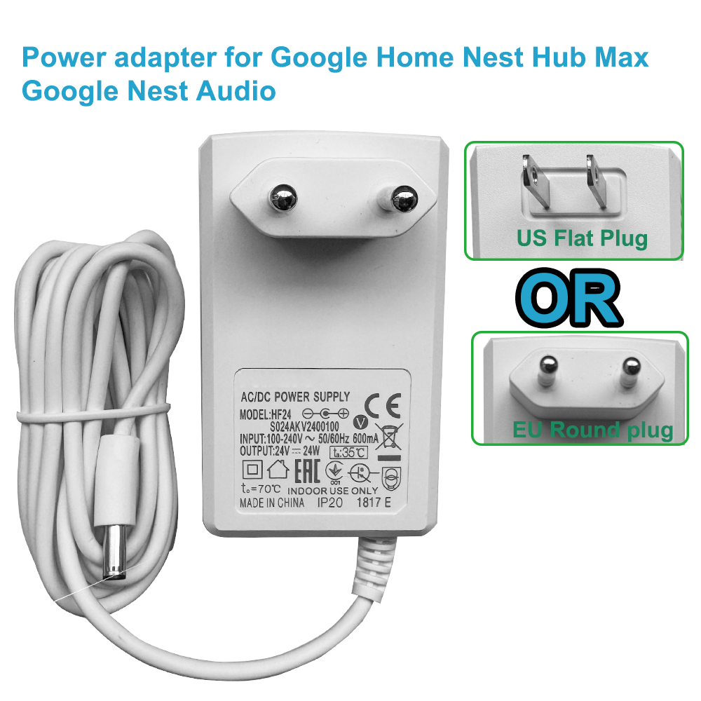 Adaptor Catu Daya 24V untuk Go - Google Speaker Nest Hub ulasan dan harga